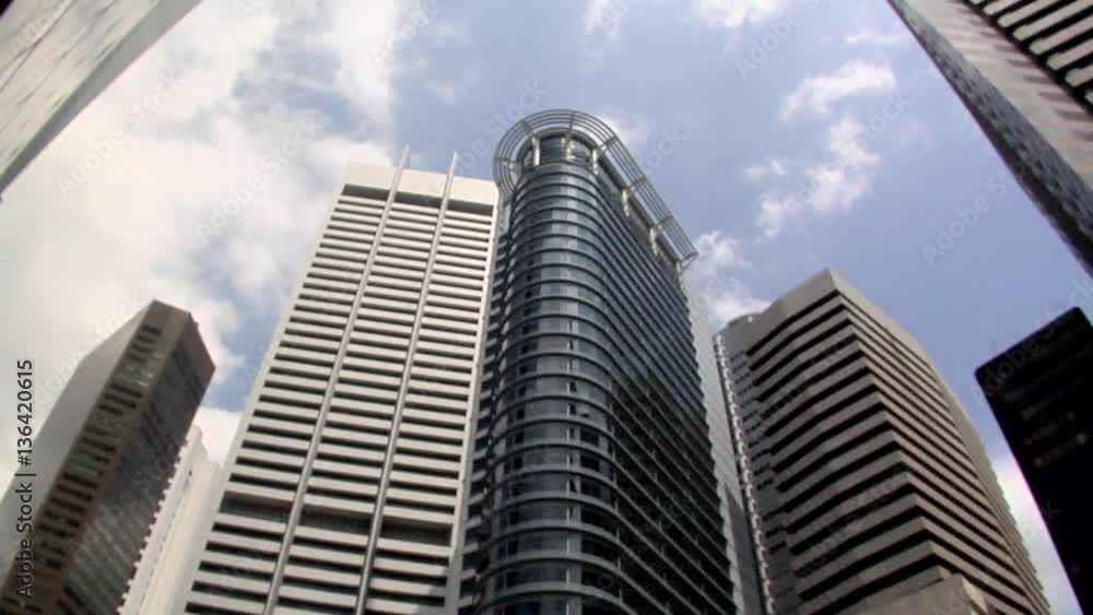 High Rising Buildings of Raffles Place in Singapore High Rising Buildings of Raffles Place in Singapore