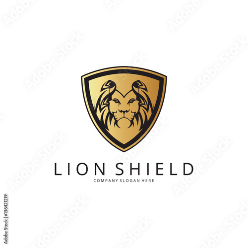 Free Download Lion Shield logo - GFXLoad