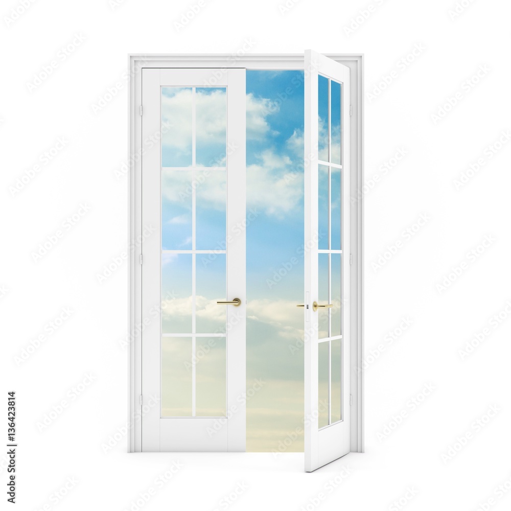 open double door to the sky open double door to the sky