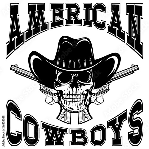 american cowboy skull var 7