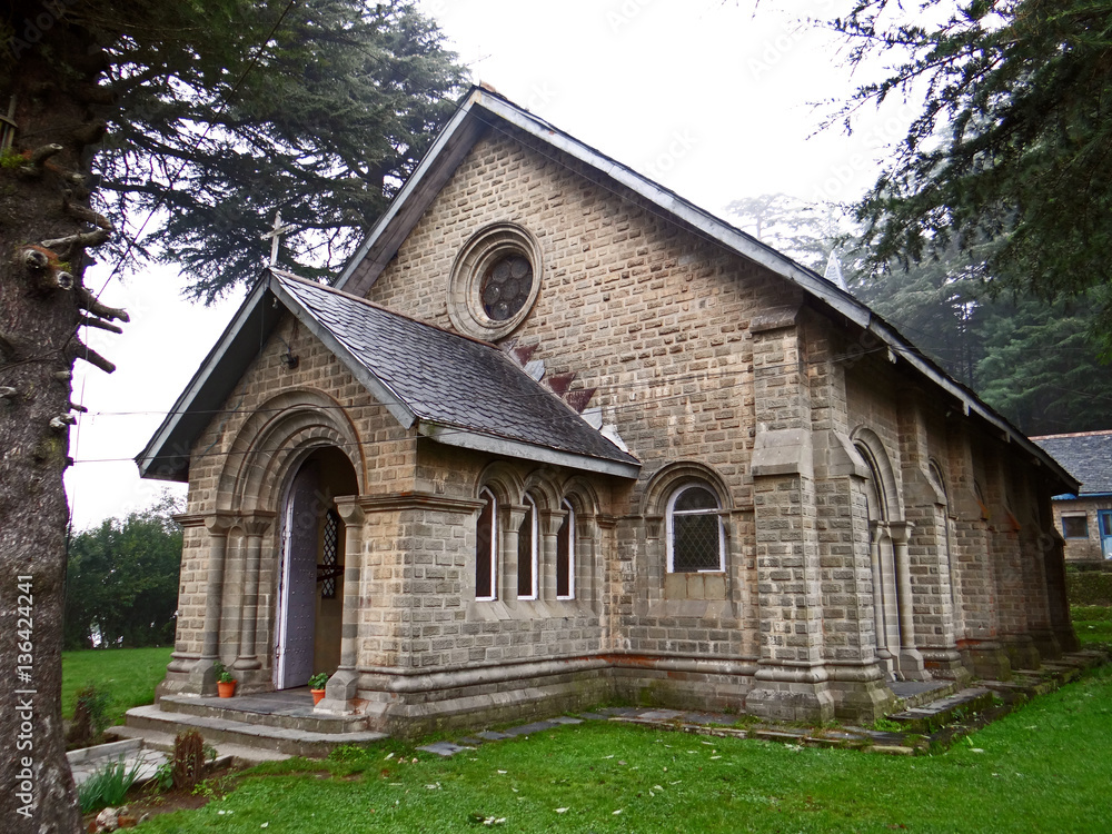 Old Church building in Dalhousie, HP Old Church building in Dalhousie, HP