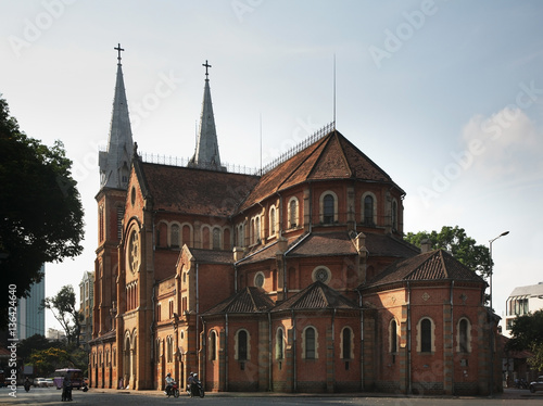 Saigon Notre Dame Cathedral in Ho Chi Minh. Vietnam