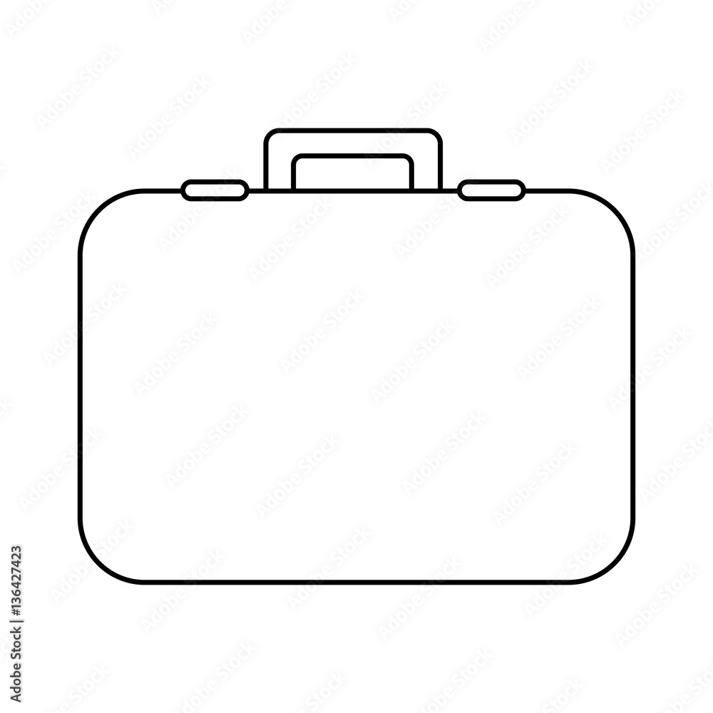 figure suitcase icon image, vector illustration design figure suitcase icon image, vector illustration design