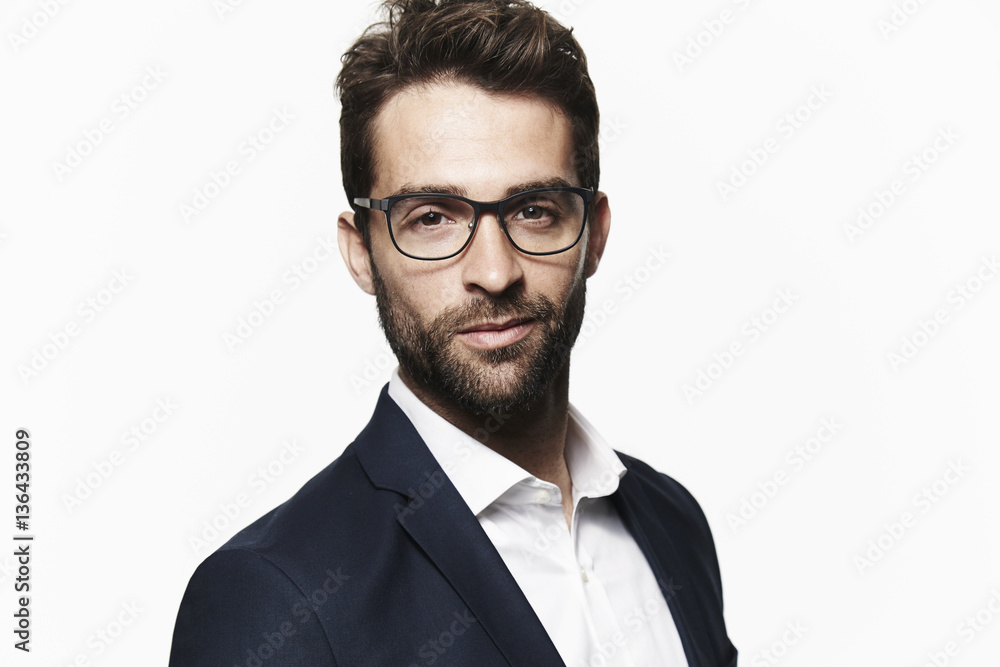 Sharp looking dude in glasses, portrait Sharp looking dude in glasses, portrait