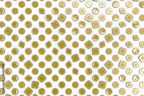 Colorful background made from sewing buttons