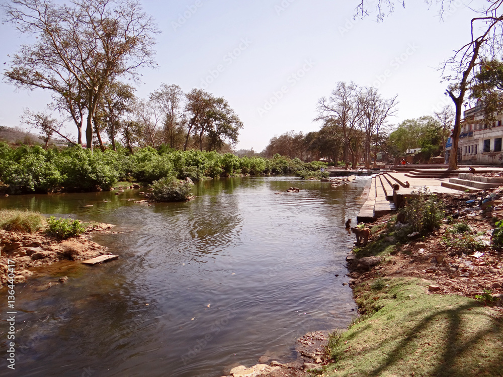 Mandakini river in Chitrakoot, UP Mandakini river in Chitrakoot, UP