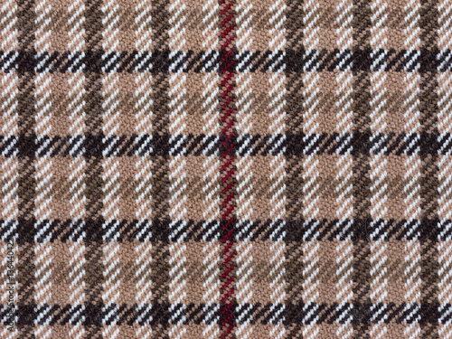 Closeup texture plaid pattern fabric