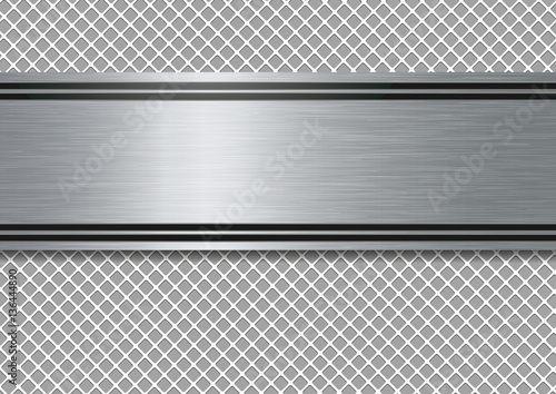 Fond - Plaque métal - Présentation - acier - Design