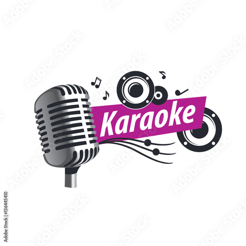 vector logo karaoke