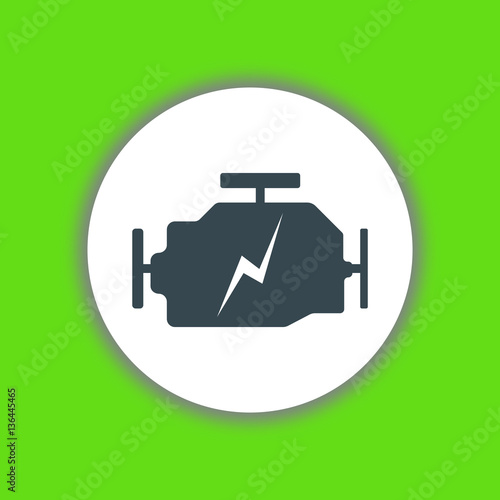 Engine icon vector