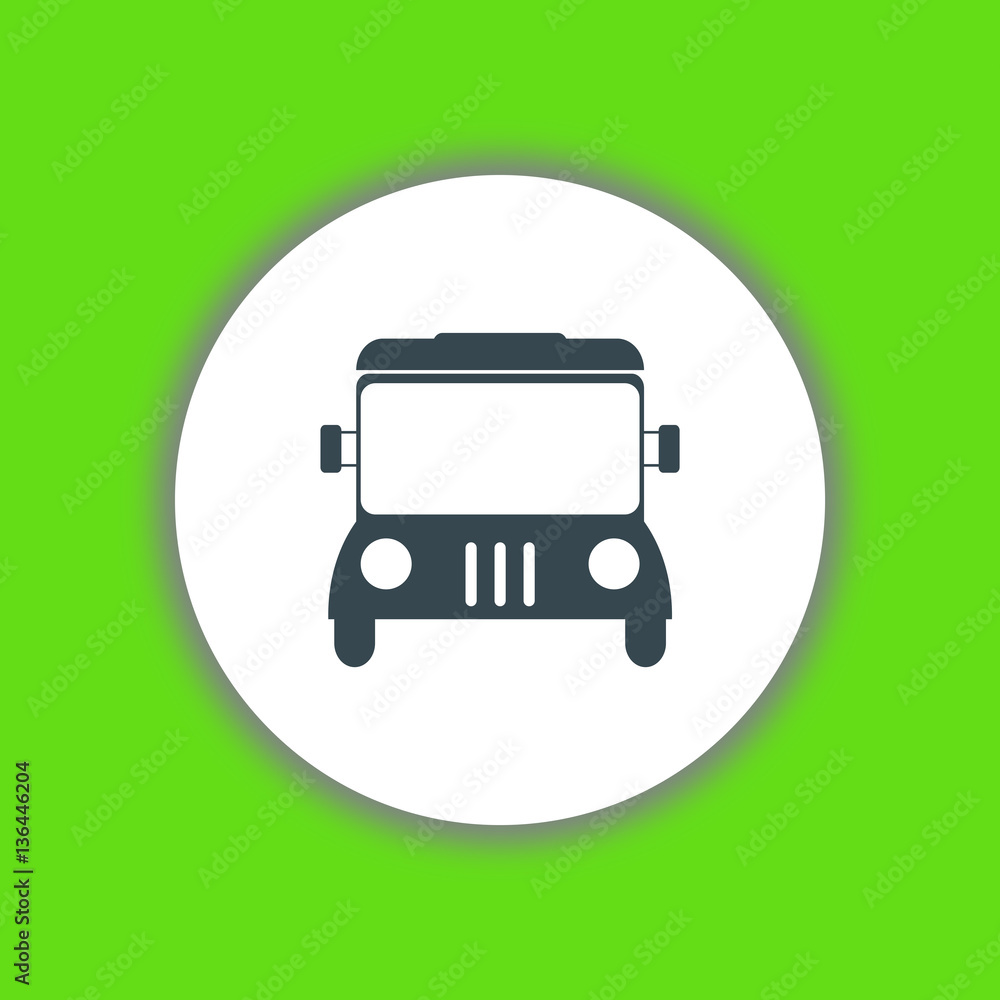 Bus icon vector