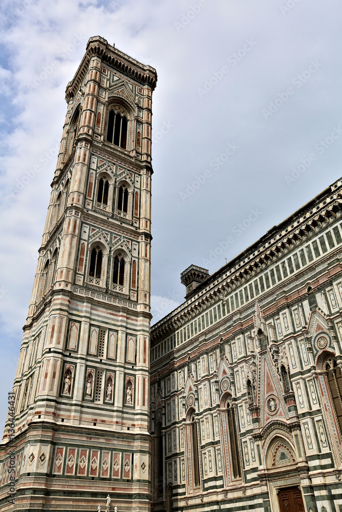 FLORENCE, ITALY - APRIL 06, 2014: La Cattedrale di Santa Maria del Fiore in the city center at sunny day