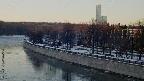 Embankment near the Luzhniki stadium