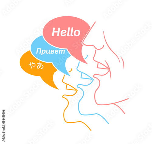 concept  Mother Language Day