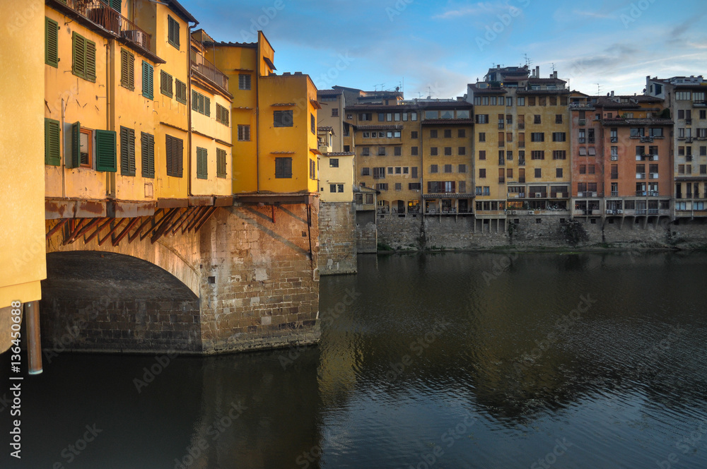 Obraz premium Ponte Vecchio, Florencia