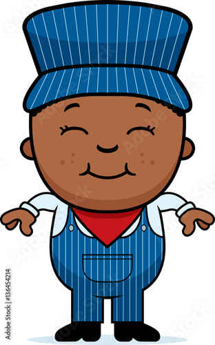 Boy Train Conductor