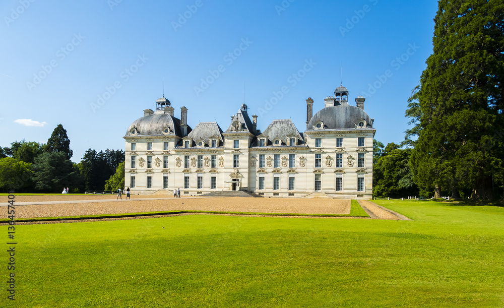 Frankreich, Fluß Loire und Cher Departement Loir,  Loireschloss Cheverny, UNESCO Weltkulturerbe