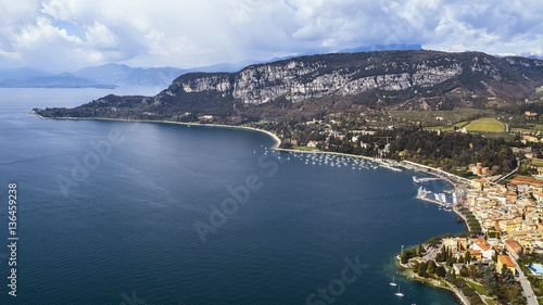 Bucht von Garda am Gardasee mit Punto San Vigilio