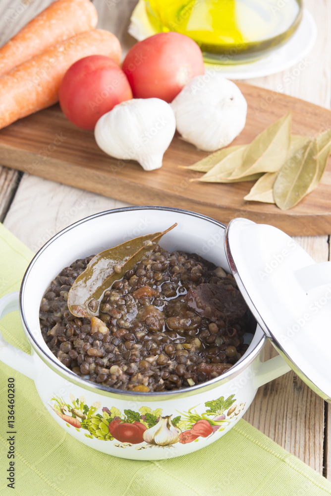 Lentil beluga Lentil beluga