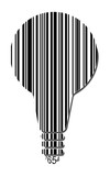 Vector Barcode Symbol of Lightbulb