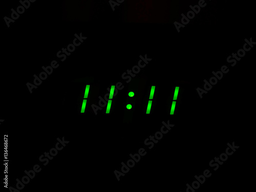 Digital clock display
