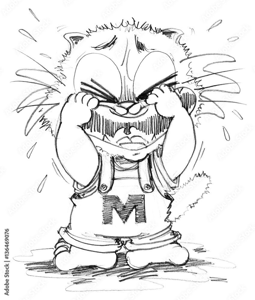 Cat crying Cartoon cute character design pencil sketch Stock Illustration | Adobe Stock Cat crying Cartoon cute character design pencil sketch Stock Illustration | Adobe Stock