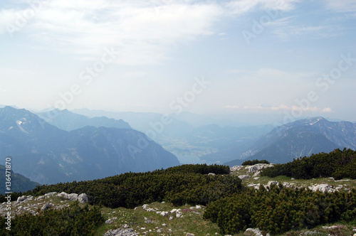 View of the mountains and lake, Austria, Dachstein © irinaabs