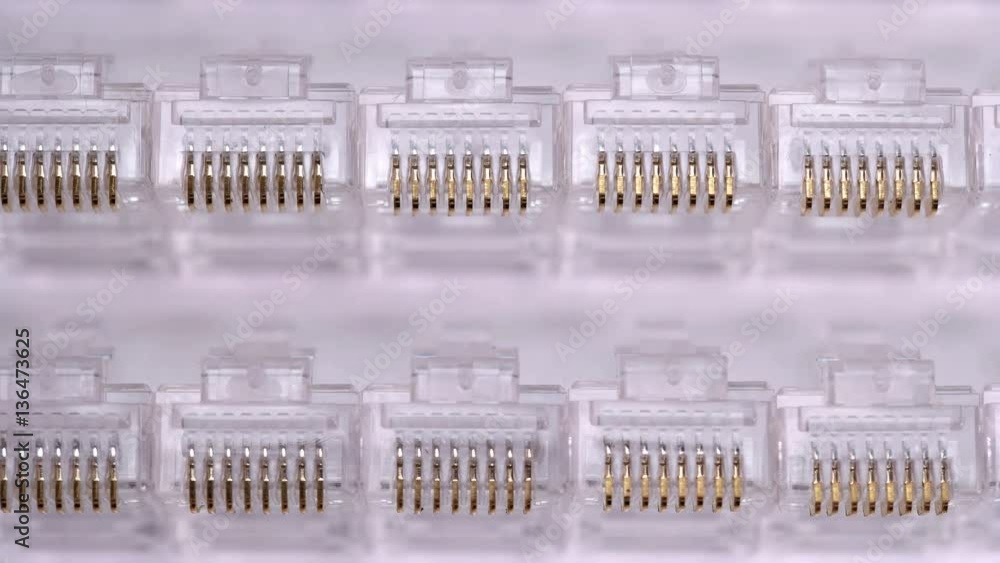 ready patch cord connectors on the assembly line ready patch cord connectors on the assembly line
