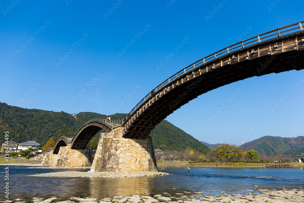 Fototapeta premium Kintai Bridge in Iwakuni city