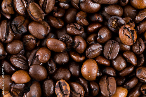 Roasted Brown coffee bean