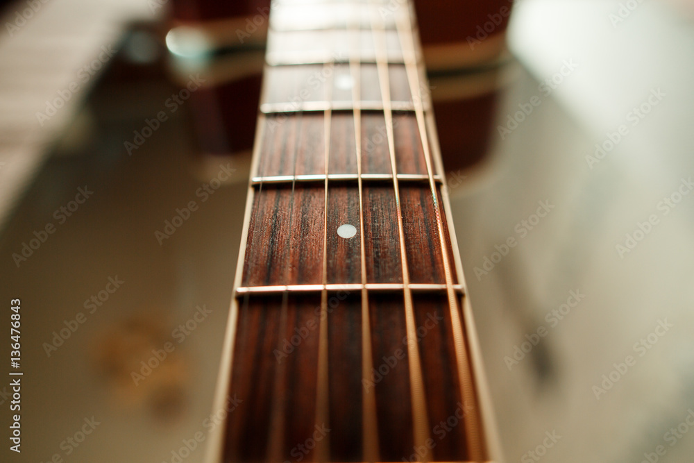 Fototapeta premium guitar frets