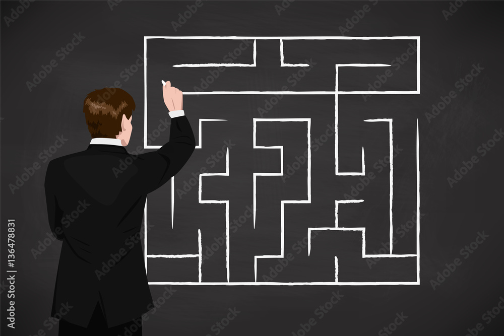 business - finding solution of maze business - finding solution of maze