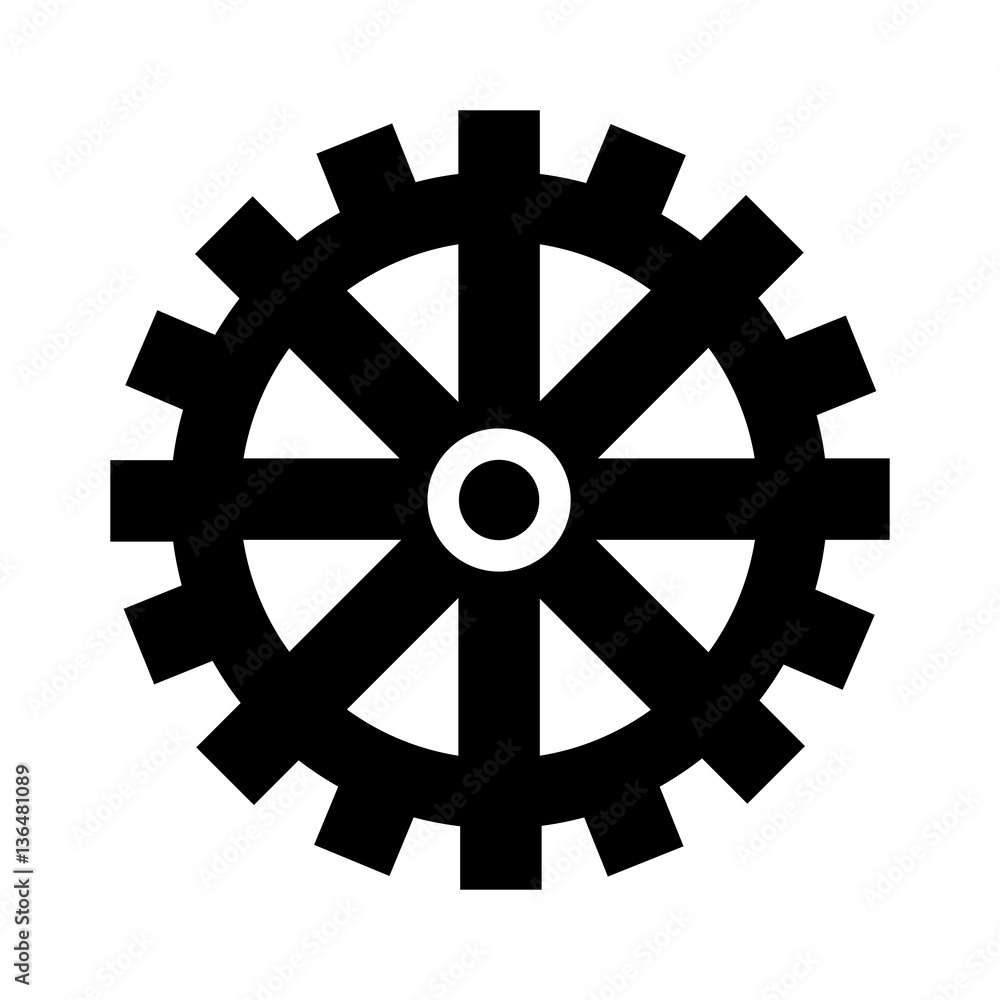 gear machine isolated icon vector illustration design gear machine isolated icon vector illustration design