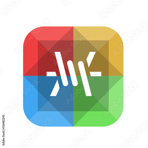 Origami App Button