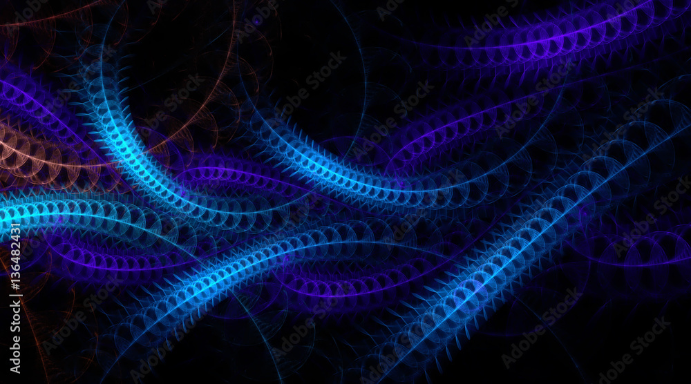 Abstract Fractal Swirl Thread Background - Fractal Art Abstract Fractal Swirl Thread Background - Fractal Art