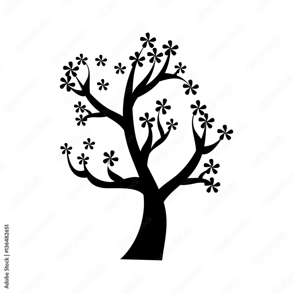 tree plant nature icon vector illustration design tree plant nature icon vector illustration design