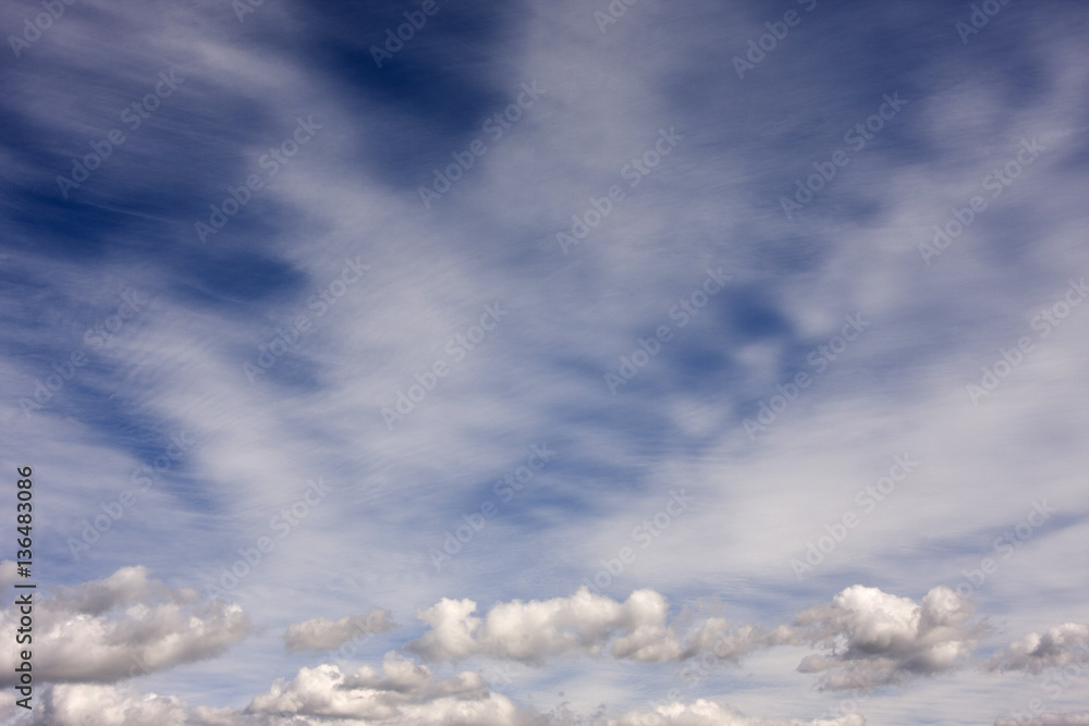 Obraz premium Clouds with blue sky