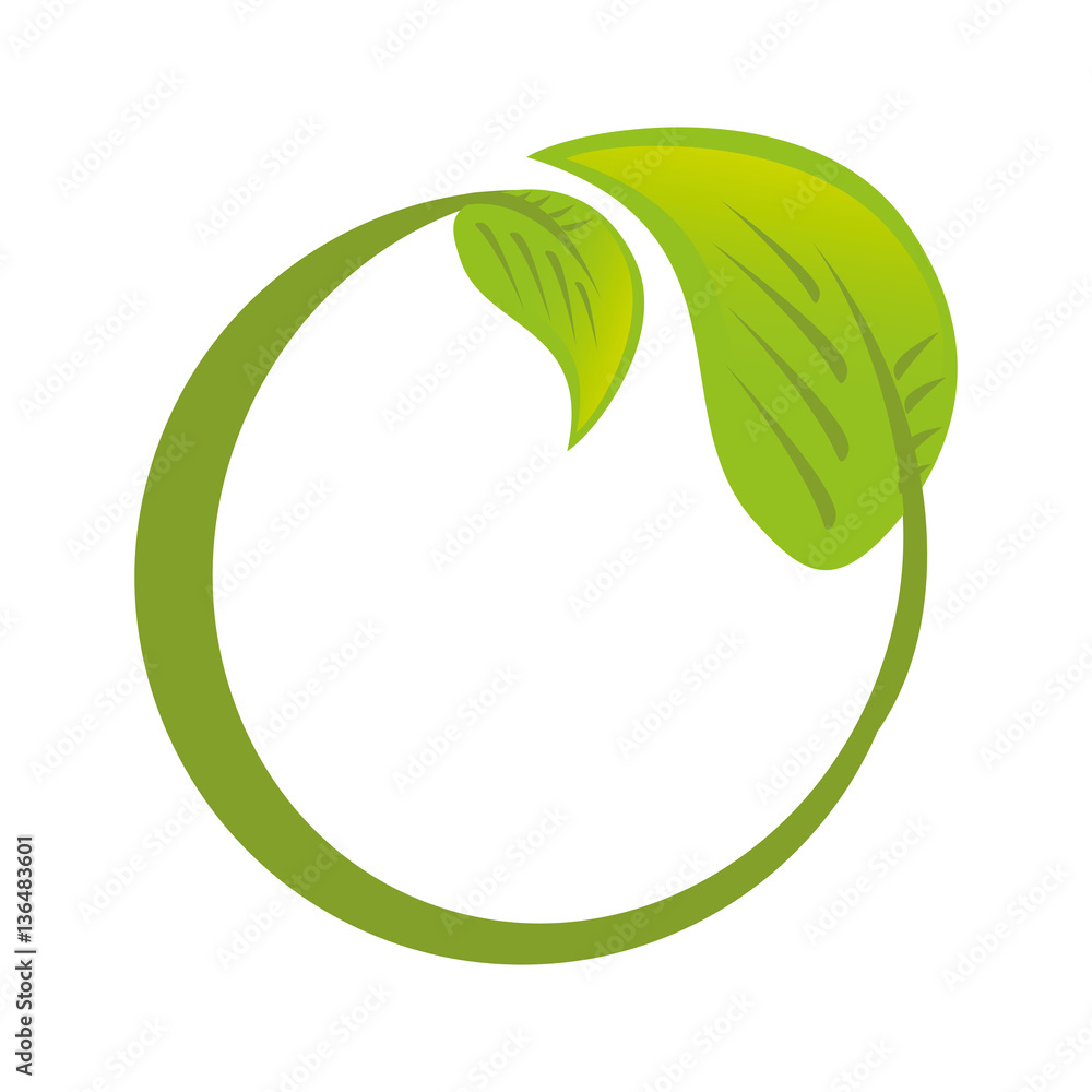 leafs plant ecology icon vector illustration design leafs plant ecology icon vector illustration design