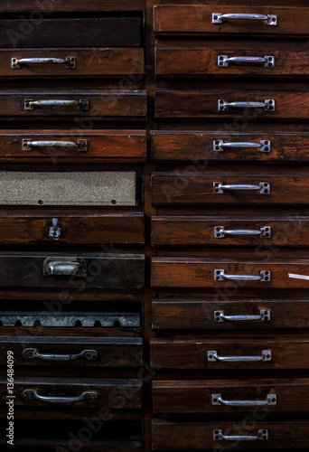 Old Wooden Drawers