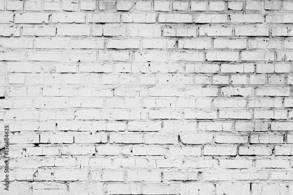 Obraz premium Brick texture with scratches and cracks