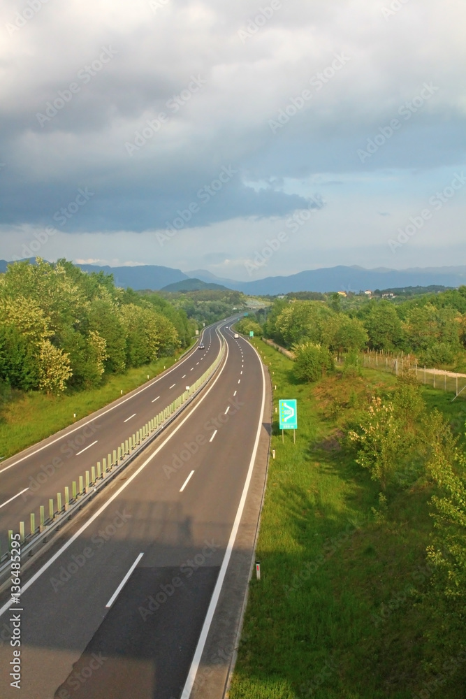 Road in Slovenia