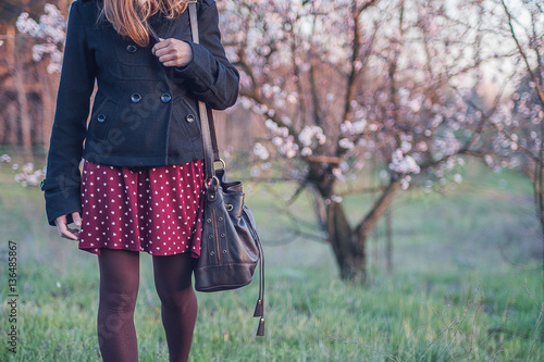 Girl in peach garden © Kyrylo