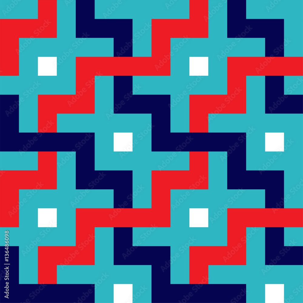 Interlaced white geometric pattern. Interlocking seamless vector background. Interlaced white geometric pattern. Interlocking seamless vector background.