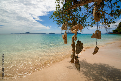 Beautiful tropical beach at island Koh Chang , Thailand. © M.Gierczyk