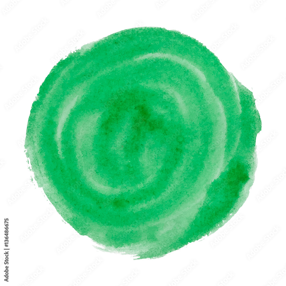 Vector green watercolor background Stock Vector | Adobe Stock