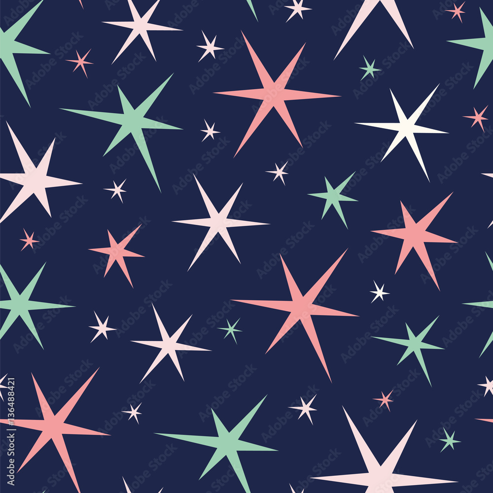 Seamless vector pattern with stars. Can be used for wallpaper, pattern fills, web page background, fabric, surface textures, gifts, wrapping paper. scrapbooking. Seamless vector pattern with stars. Can be used for wallpaper, pattern fills, web page background, fabric, surface textures, gifts, wrapping paper. scrapbooking.