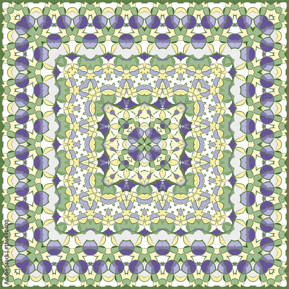 Obraz premium Bright colored handkerchief