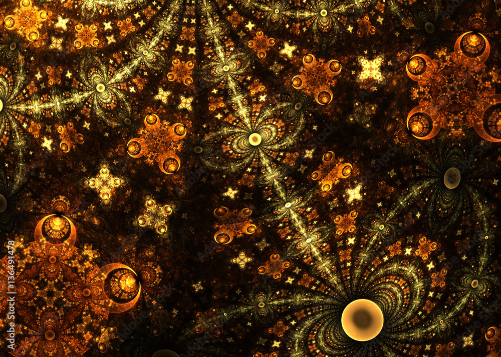 Abstract Fractal Exquisite Pattern Background - Fractal Art Abstract Fractal Exquisite Pattern Background - Fractal Art