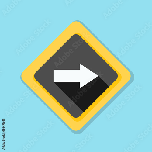 Free Download Right Arrow Sign illustration - GFXLoad