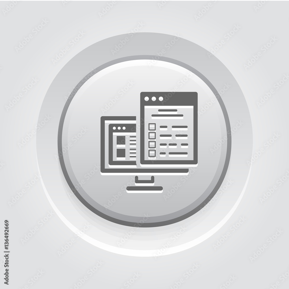 Checklist Icon. Flat Design.